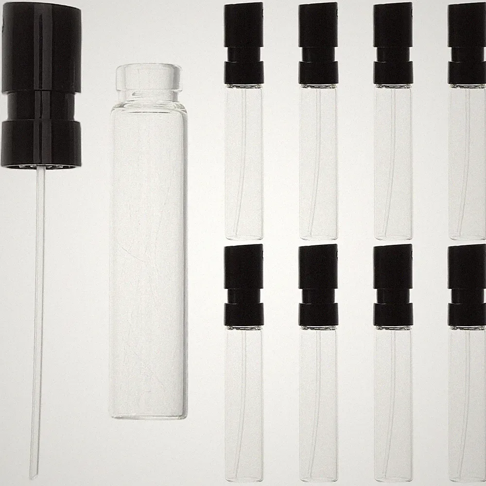 10 Pcs 2 ml Glass Refillable Perfume Spray Bottle Mini Cologne Atomizer Travel
