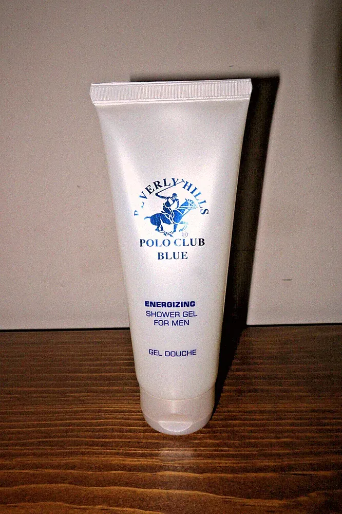 1x BLUE ❤️ POLO CLUB ❤️ MEN ❤️ MEN'S Perfumed SHOWER GEL ❤️ BEVERLY HILLS 2.5oz