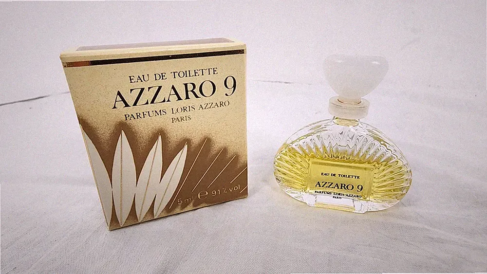 Azzaro 9 Eau de Toilette Perfume - 0.17 oz, New in Box, Vintage, ca 1990