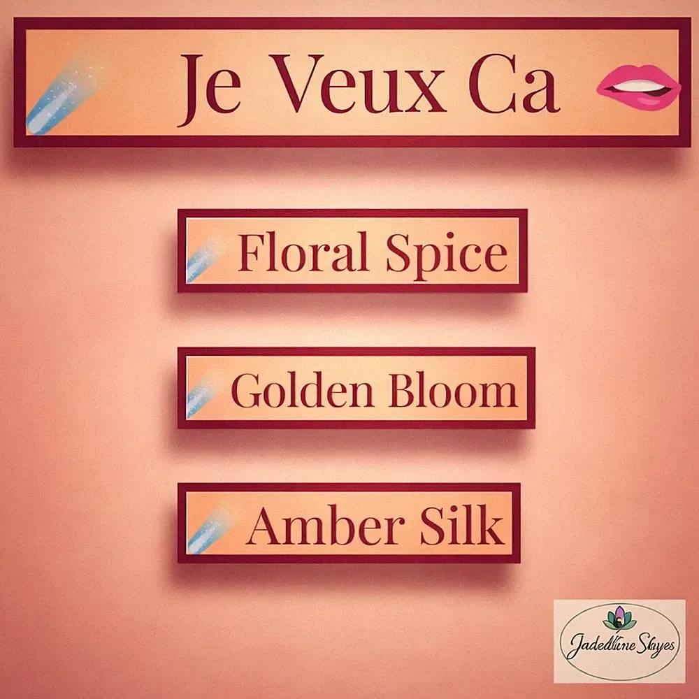 Je Veux Ca ~ A Luxury Essential Oil Perfume 0.17fl oz Glass Rollerball Perfume