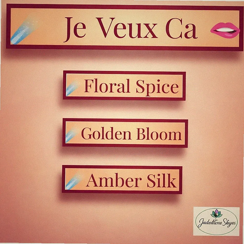 Je Veux Ca ~ A Luxury Essential Oil Perfume 0.34fl oz Glass Rollerball Perfume