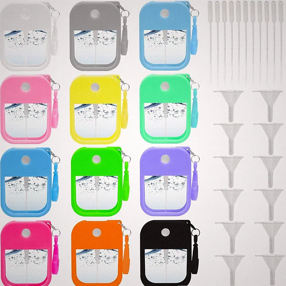 Jolbndcv 12 Pack Card Spray Bottle 38ml Portable Perfume Spray Bottle Mini Ca...