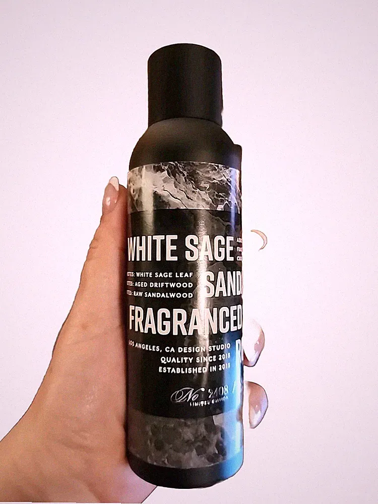 Los Angeles Ca Design Studio WHITE SAGE SANDALWOOD FRAGRANCED Room Spray 6 Oz