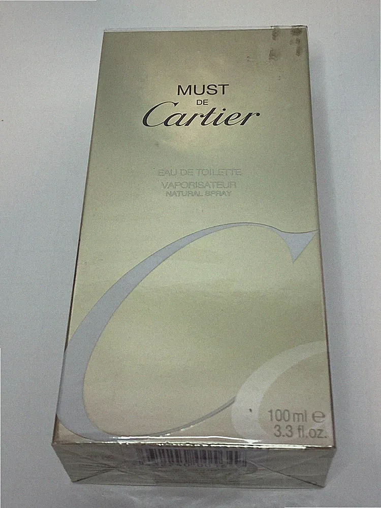 Must De Cartier Eau De Toilette 3.3 oz Spray - NEW IN BOX SEALED- RARE