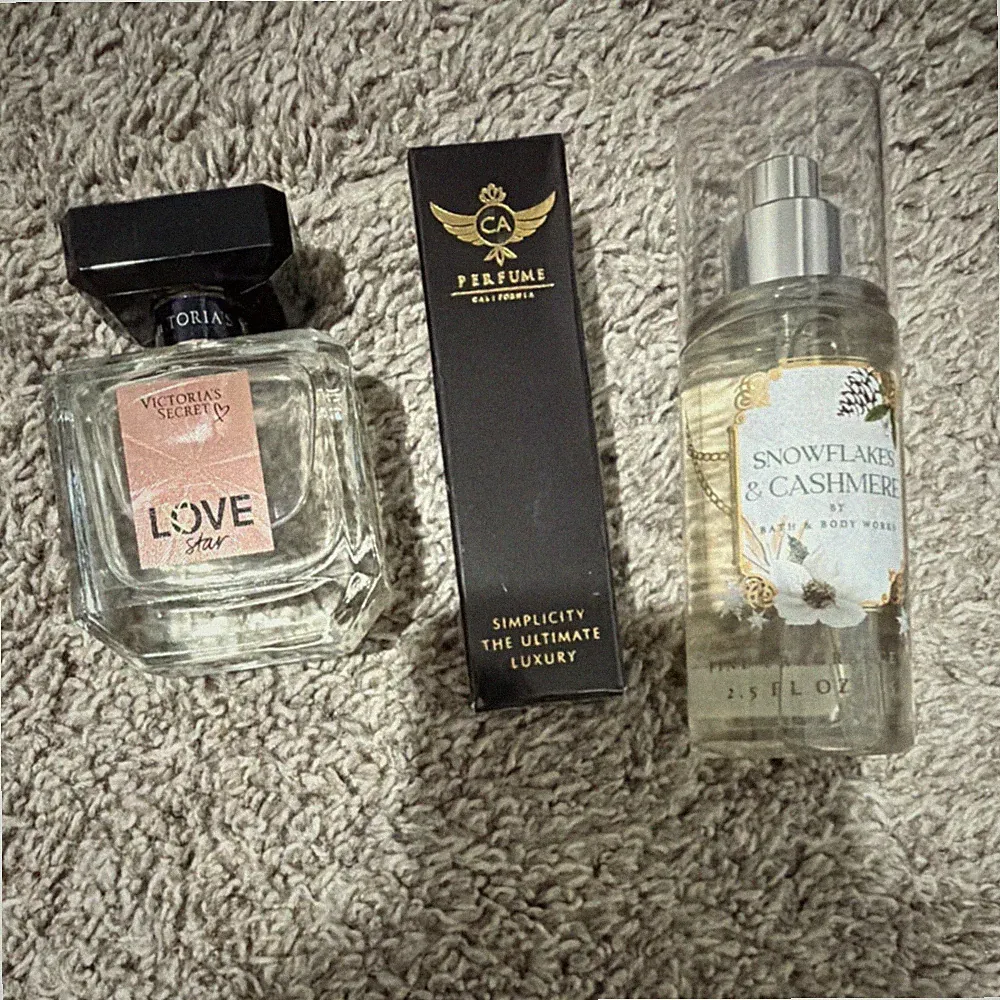 Victoria's Secret Love Star EDP 30ml, CA Perfume Club 10ml, Bath & Body Works M...